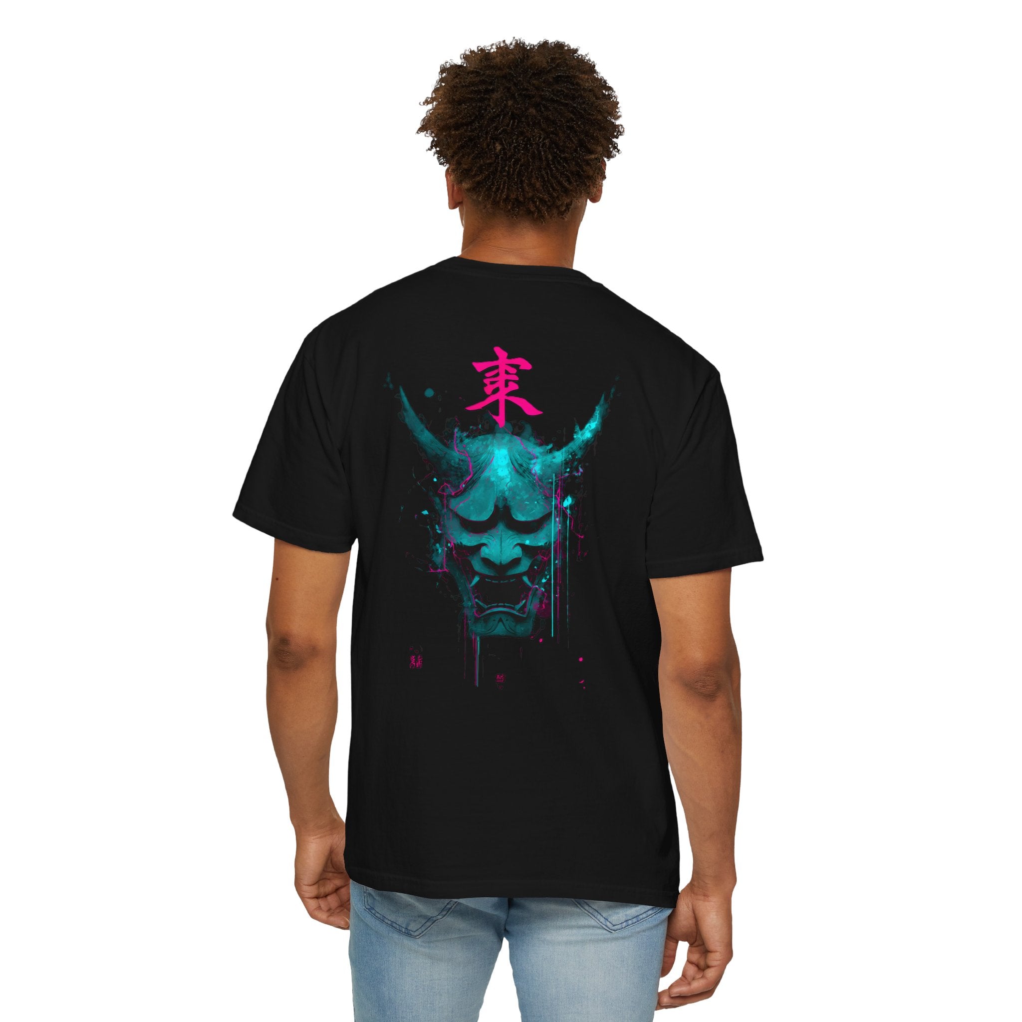 The Neon Oni Premium Tee in Black