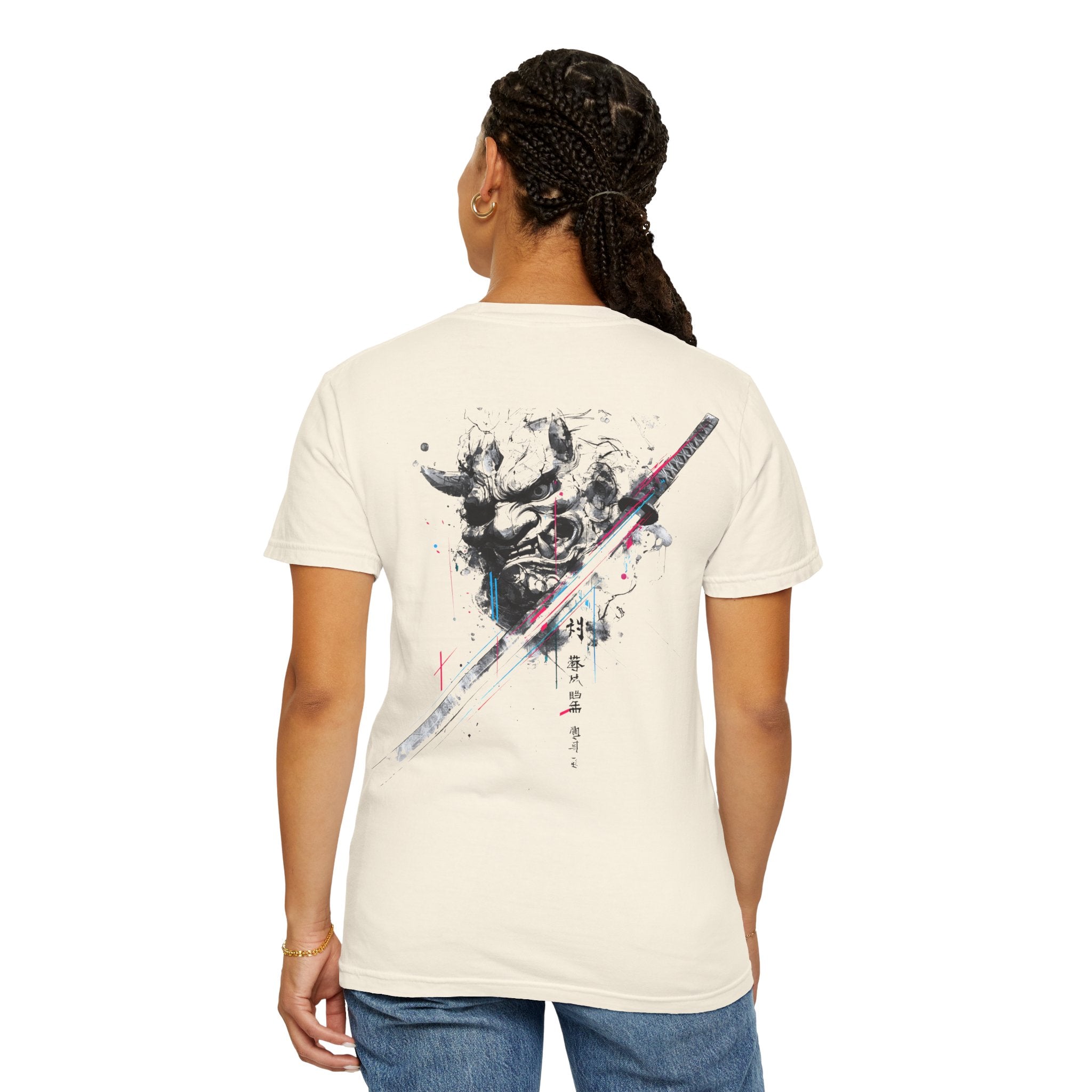 The Blade of the Veiled Oni Premium Tee Ivory